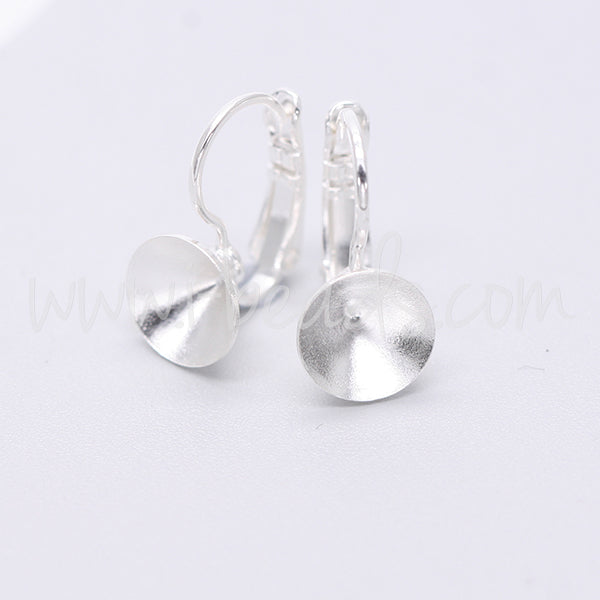 Serti dormeuses coniquess pour Swarovski 1088 SS39 RHODIUM (2)