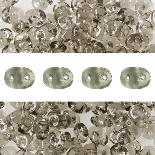 Perles Super Duo 2.5x5mm Black Diamond (10g)