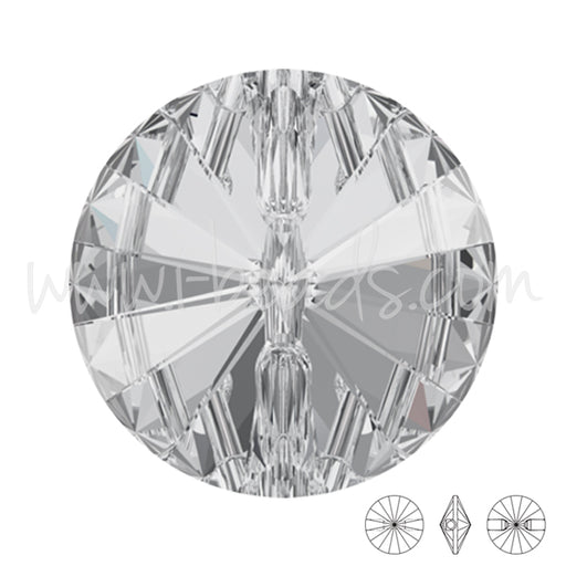 Kaufen Sie Perlen in der Schweiz 3015 Swarovski runder knopf crystal foiled14mm (1)