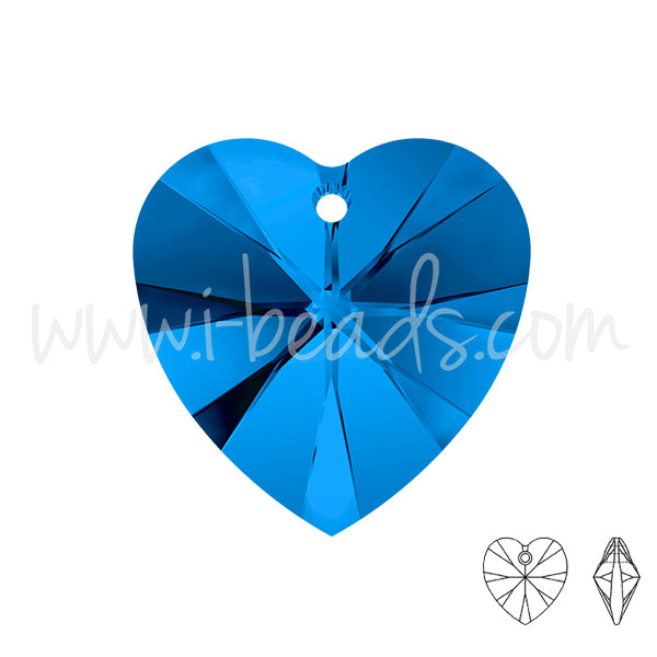 swarovski anhänger herz sapphire 10mm (2)