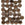 Vente au détail Perles Honeycomb 6mm jet bronze (30)