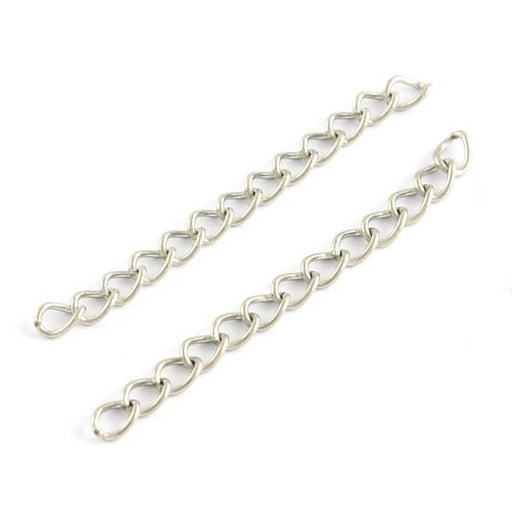 Kaufen Sie Perlen in der Schweiz Verlängerungsketten aus Edelstahl - 40 mm (2)
