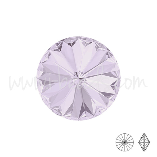 Cristal Swarovski rivoli 1122 smoky mauve 10mm-ss47 (2)