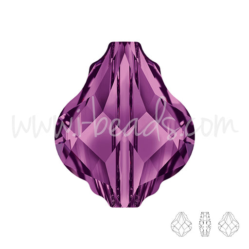 Achat Perle Swarovski 5058 Baroque amethyst 10mm (1)