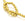 Grossiste en Perles facettes de boheme 4mm Matte - Metallic Aztec Gold (50)