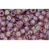 Achat cc166b - perles de rocaille toho 8/0 transparent rainbow medium amethyst (10g)
