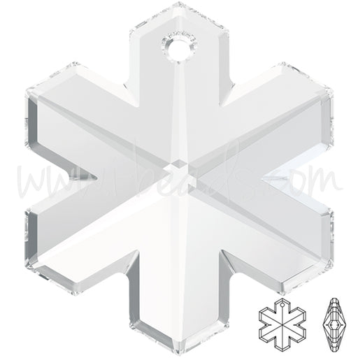 pendentif flocon de neige swarovski crystal 30mm (1)