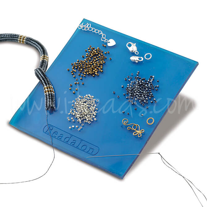 Tapis De Perlage En Feutre Antidérapant - Plateau Portable Pour Perles, Fabrication De Bijoux - Tailles S, M, L - 9