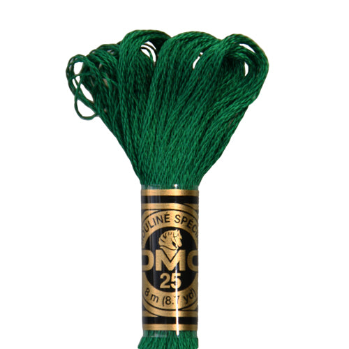 Fil à broder DMC mouliné spécial coton 8m vert 3818 (1)