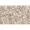 cc2100 - perles de rocaille Toho 15/0 silver-lined milky white (5g)
