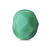 Glasschliffperlen green turquoise 4mm (100)