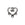 Vente au détail Lien coeur métal finition argenté vieilli 13mm (1)