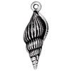 Achat Pendentif coquillage métal plaqué argent vieilli 25mm (1)
