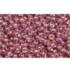cc201 - perles de rocaille Toho 11/0 gold-lustered amethyst (10g)