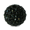 Perle style shamballa ronde deluxe jet 10mm (1)