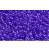 cc942 - perles de rocaille Toho 11/0 transparent sapphire (10g)