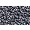 cc81 - perles de rocaille Toho 11/0 métallic hematite (10g)