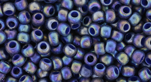 Achat cc2637F - perles de rocaille Toho 8/0 semi glazed rainbow Navy Blue (10g)
