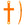 Grossiste en Lien croix pour bracelet orange neon fluo 17x37mm (1)