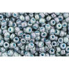 cc1208 - perles de rocaille Toho 11/0 opaque turquoise/luster transparent blue (10g)