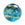 Vente au détail Perle de Murano ronde bleu et or 12mm (1)