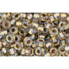 Achat cc262 - perles de rocaille Toho 8/0 inside colour crystal/gold lined (10g)