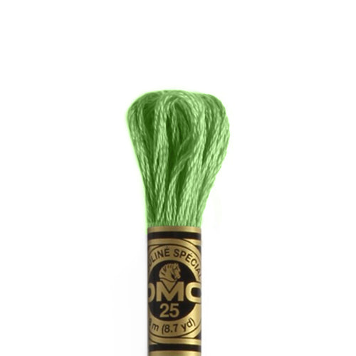 Fil à broder DMC mouliné spécial coton 8m vert 989 (1)