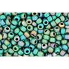 cc710 - perles de rocaille Toho 11/0 matt colour aquarius (10g)