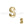 Perlengroßhändler in der Schweiz Buchstabenperle S vergoldet 7x6mm (1)