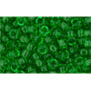 cc7 - perles de rocaille Toho 8/0 transparent peridot (10g)