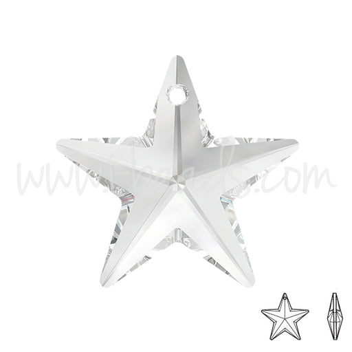 pendentif étoile swarovski crystal 28mm (1)
