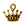 Vente au détail Breloque couronne du roi métal doré Vieilli à l'or fin 14.5mm (1)
