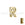 Perlengroßhändler in der Schweiz Buchstabenperle R vergoldet 7x6mm (1)