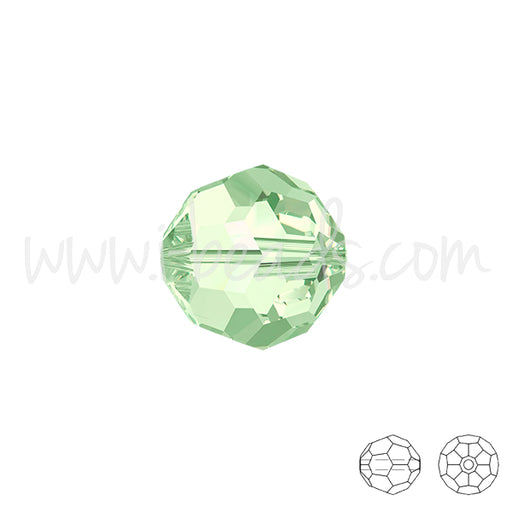 Achat Perles rondes Swarovski 5000 chrysolite 6mm (10)
