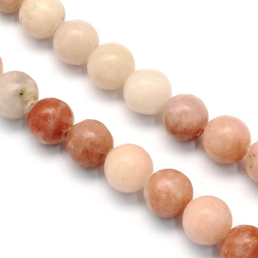 Kaufen Sie Perlen in der Schweiz Natürliche Sesam Jaspis Runde Perlen - 4,5mm x 1 - 96 / Strang - 39 cm (1 Strang)