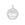 Grossiste en Médaille breloque pendentif motit lotus Acier Inoxydable RHODIUM 11,5mm (1)