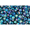 cc167bd - perles de rocaille Toho 8/0 trans-rainbow teal (10g)