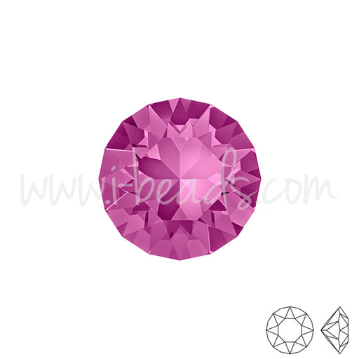 Achat Cristal Swarovski 1088 xirius chaton fuchsia 6mm-ss29 (6)