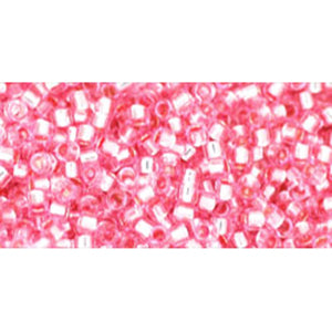Achat cc38 - perles Toho treasure 11/0 silver lined pink (5g)