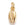 Perlengroßhändler in der Schweiz Kauri Schale , Anhänger, GOLD Messing, 11mm mit Ring (1)