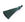 Vente au détail Grand pompon de soie VERT FONCE 60mmx8mm avec anneau en soie (1)
