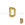 Perlengroßhändler in der Schweiz Buchstabenperle D vergoldet 7x6mm (1)