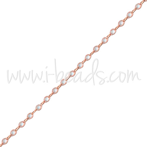 Chaine ronde rose gold filled 1.5x1mm (10cm)
