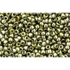 Achat cc457 - perles de rocaille Toho 15/0 gold lustered green tea (5g)