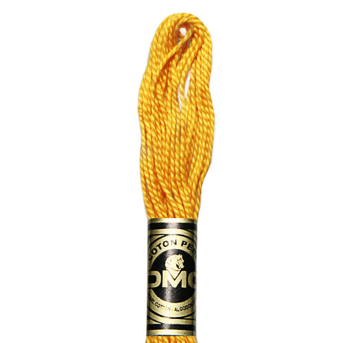 Fil DMC coton perlé n°3 15m jaune 972 (1)
