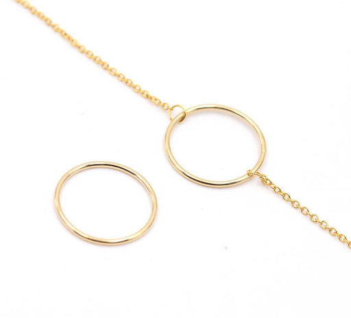 Kaufen Sie Perlen in der Schweiz Anschlussring GOLD FILLED 18x1mm (1)