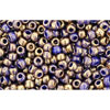 cc1701 - perles de rocaille Toho 11/0 gilded marble blue (10g)