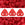 Vente au détail Perles 2 trous CzechMates triangle matte opaque red 6mm (10g)