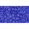 cc942 - perles de rocaille Toho 8/0 transparent sapphire (10g)