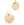 Vente au détail Médaille breloque pendentif ronde plate Acier Inoxydable doré OR avec anneau 10mm (2)